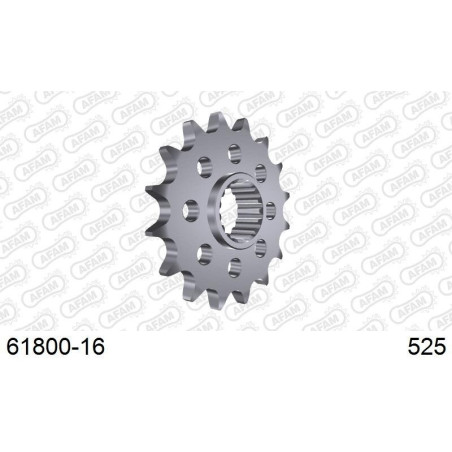 Kit chaîne AFAM 525 XHR4 - 17/42-118 - Couronne acier standard
