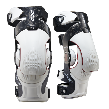 Orthèse Genou POD ACTIVE K8 3.0 Blanche Carbone Taille S