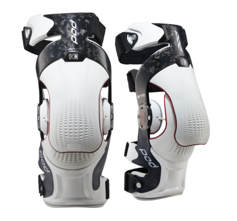 Orthèse Genou POD ACTIVE K8 3.0 Blanche Carbone Taille L