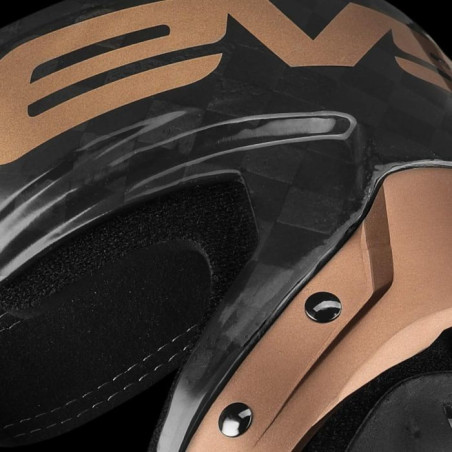 Orthèses Genoux EVS Sports Axis-Pro Black-Copper Paire Taille XL