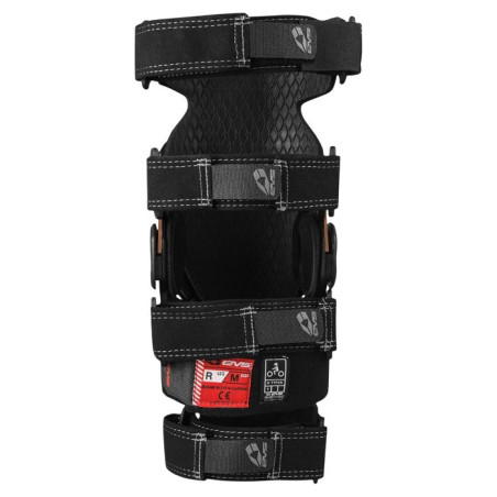 Orthèses Genoux EVS Sports Axis-Pro Black-Copper Paire Taille XL
