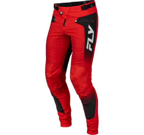 Pantalon vélo FLY RACING Rayce Sonar - rouge/noir/blanc