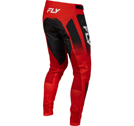 Pantalon vélo FLY RACING Rayce Sonar - rouge/noir/blanc