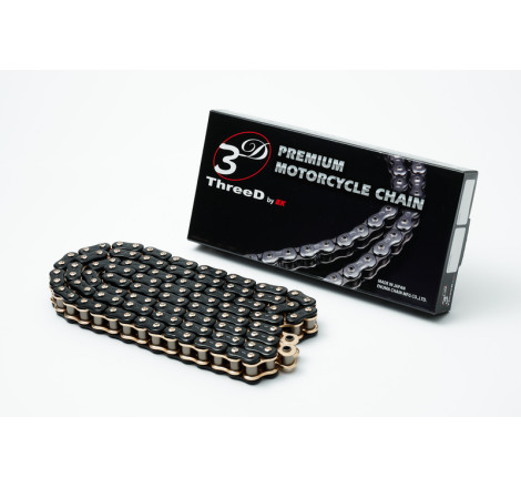 Chaine de transmission EK CHAIN 530 ZN/3D - Joints Nx-Ring - attache à riveter