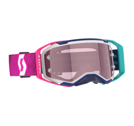 Masque SCOTT Prospect 2.0 AMP Stealth Blue/Radiant Pink - écran rose