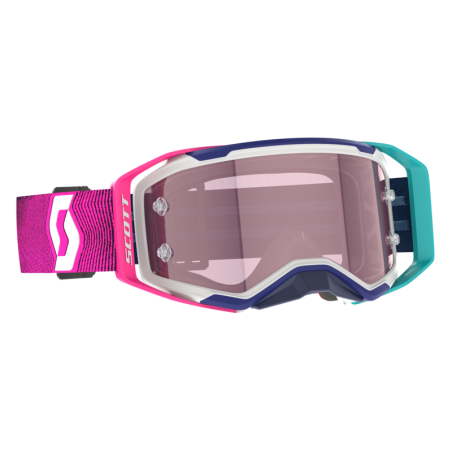 Masque SCOTT Prospect 2.0 AMP Stealth Blue/Radiant Pink - écran rose