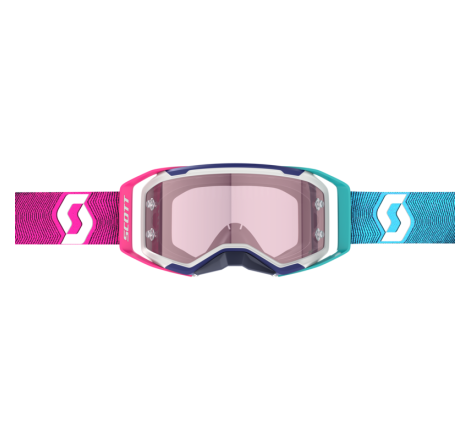 Masque SCOTT Prospect 2.0 AMP Stealth Blue/Radiant Pink - écran rose