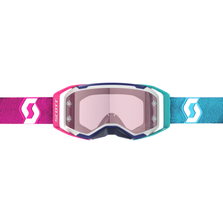 Masque SCOTT Prospect 2.0 AMP Stealth Blue/Radiant Pink - écran rose
