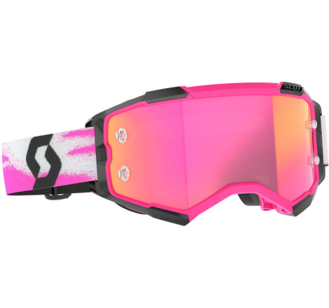 Masque SCOTT Fury - rose/noir écran Pink Chrome Works