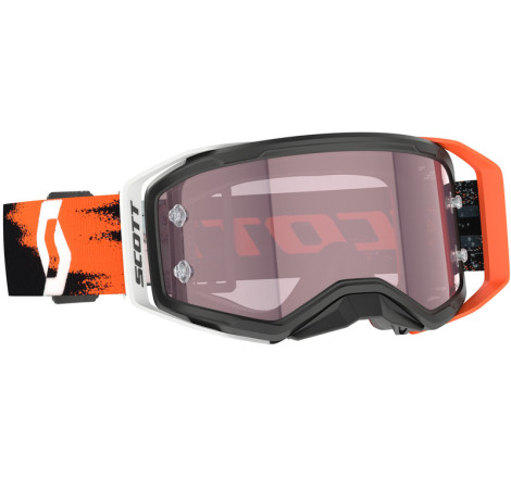 Masque SCOTT Prospect 2.0 AMP - noir/Neon Orange écran Rose Works