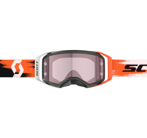Masque SCOTT Prospect 2.0 AMP - noir/Neon Orange écran Rose Works