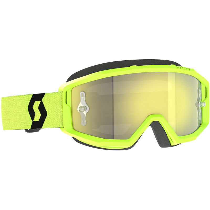 Masque SCOTT Primal Chrome - jaune/noir écran Yellow Chrome Works