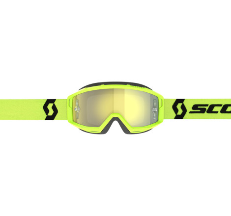 Masque SCOTT Primal Chrome - jaune/noir écran Yellow Chrome Works