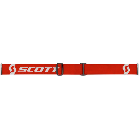 Masque SCOTT Primal Chrome - rouge/blanc écran Orange Chrome Works