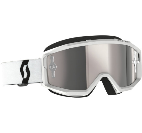Masque SCOTT Primal Chrome - blanc écran Silver Chrome Works