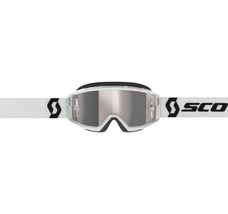 Masque SCOTT Primal Chrome - blanc écran Silver Chrome Works