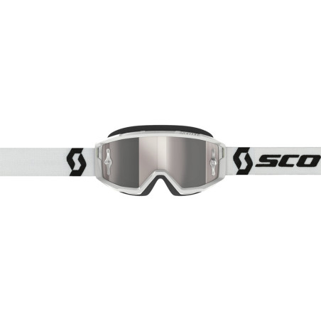 Masque SCOTT Primal Chrome - blanc écran Silver Chrome Works