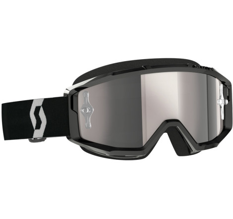 Masque SCOTT Primal Chrome - noir/blanc écran Silver Chrome Works