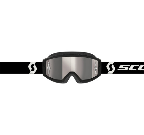 Masque SCOTT Primal Chrome - noir/blanc écran Silver Chrome Works
