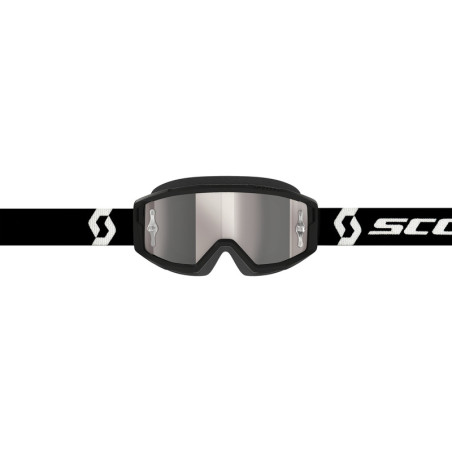 Masque SCOTT Primal Chrome - noir/blanc écran Silver Chrome Works