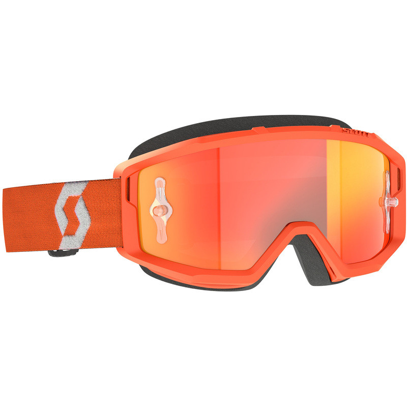 Masque SCOTT Primal Chrome - orange/blanc écran Orange Chrome Works
