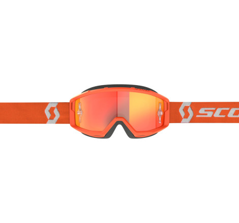 Masque SCOTT Primal Chrome - orange/blanc écran Orange Chrome Works