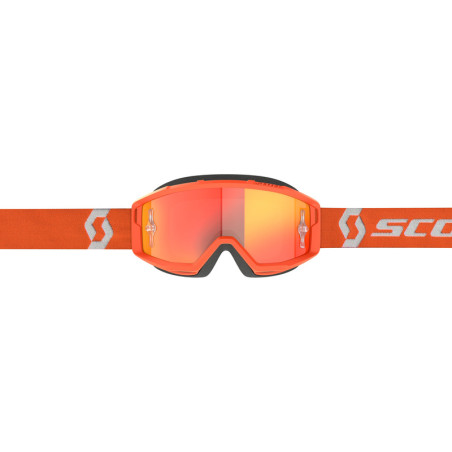 Masque SCOTT Primal Chrome - orange/blanc écran Orange Chrome Works