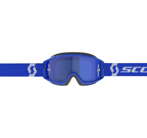 Masque SCOTT Primal Chrome - bleu/blanc écran Blue Chrome Works