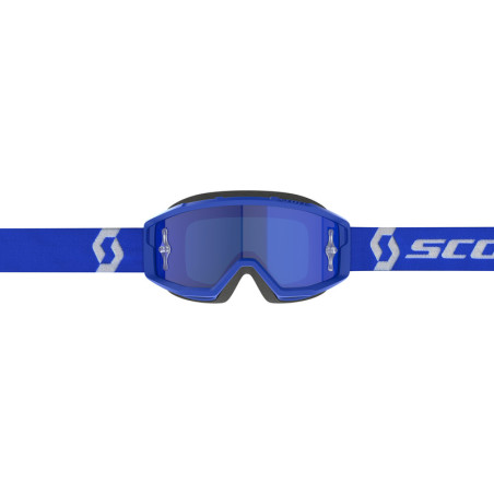 Masque SCOTT Primal Chrome - bleu/blanc écran Blue Chrome Works