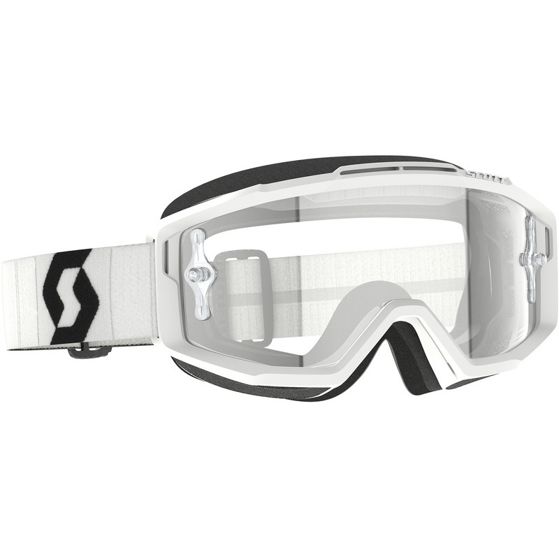 Masque SCOTT Split OTG - blanc/noir écran clair Works