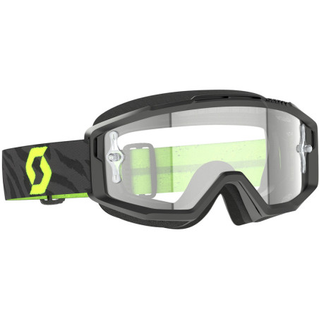 Masque SCOTT Split OTG - Zebra Black/Neon Yellow écran clair Works