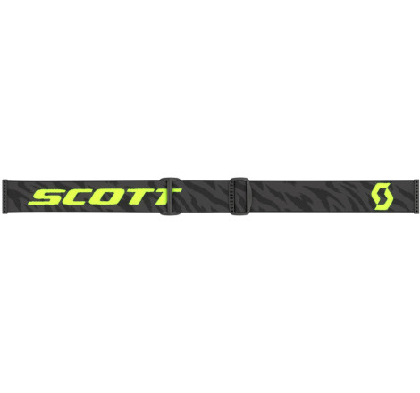 Masque SCOTT Split OTG - Zebra Black/Neon Yellow écran clair Works
