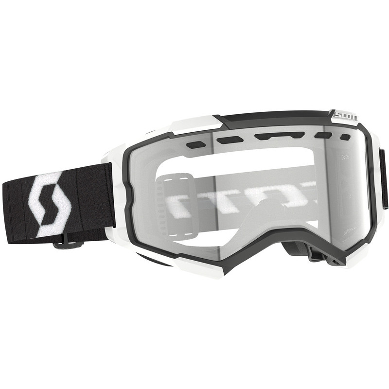 Masque SCOTT Fury Enduro - noir/blanc écran clair S0