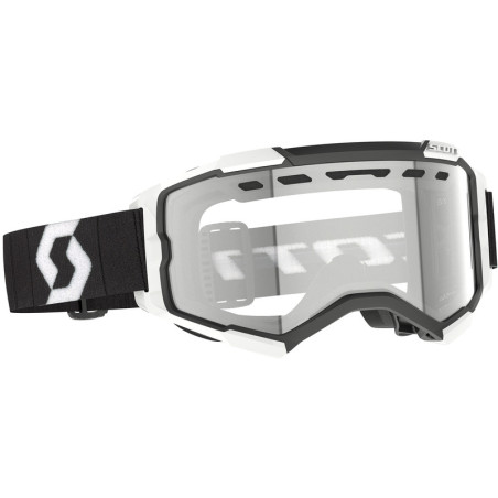 Masque SCOTT Fury Enduro - noir/blanc écran clair S0