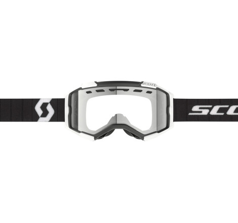 Masque SCOTT Fury Enduro - noir/blanc écran clair S0