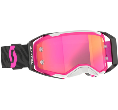 Masque SCOTT Prospect 2.0 - Zebra Black/rose écran Pink Chrome Works