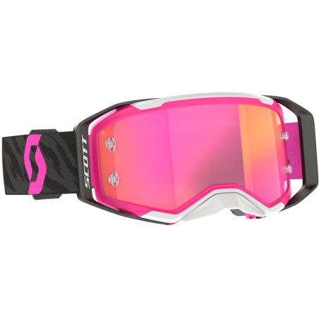Masque SCOTT Prospect 2.0 - Zebra Black/rose écran Pink Chrome Works