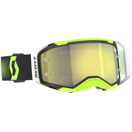 Masque SCOTT Prospect 2.0 - Doppler Black/Neon Yellow écran Yellow Chrome Works