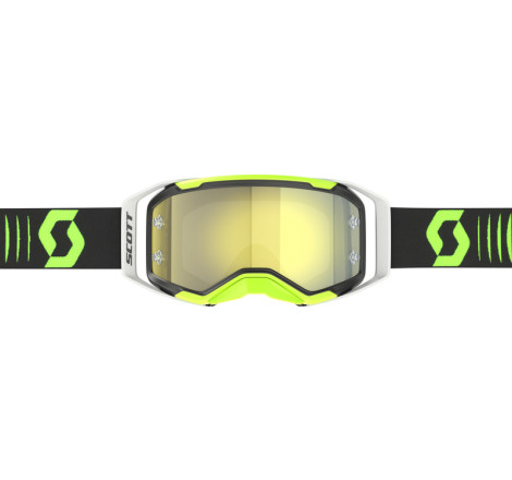 Masque SCOTT Prospect 2.0 - Doppler Black/Neon Yellow écran Yellow Chrome Works