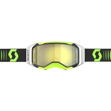 Masque SCOTT Prospect 2.0 - Doppler Black/Neon Yellow écran Yellow Chrome Works