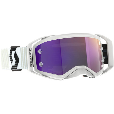 Masque SCOTT Prospect 2.0 - blanc/noir écran Purple Chrome Works