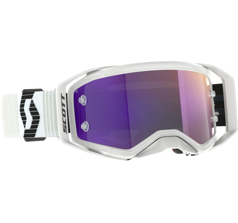 Masque SCOTT Prospect 2.0 - blanc/noir écran Purple Chrome Works