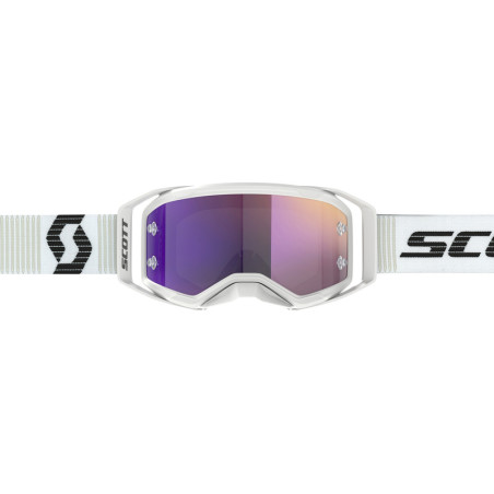 Masque SCOTT Prospect 2.0 - blanc/noir écran Purple Chrome Works