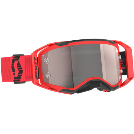 Masque SCOTT Prospect 2.0 - rouge/noir écran Silver Chrome Works
