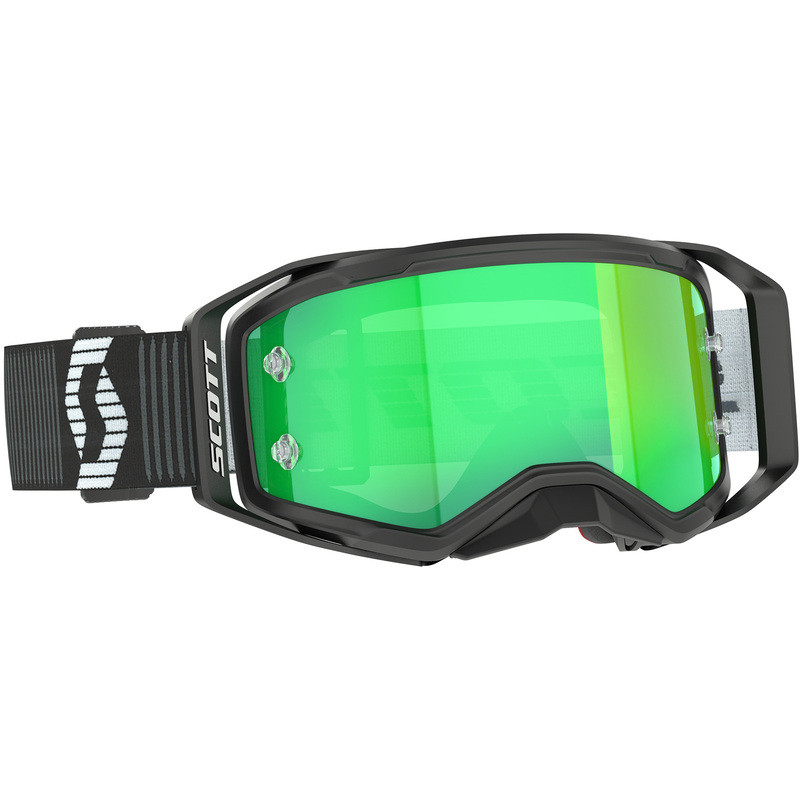 Masque SCOTT Prospect 2.0 - noir/blanc écran Green Chrome Works
