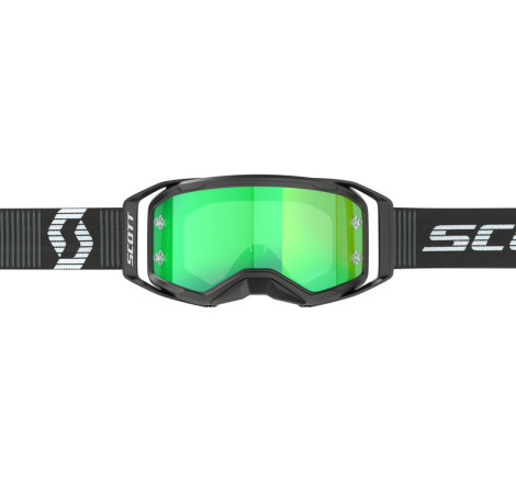 Masque SCOTT Prospect 2.0 - noir/blanc écran Green Chrome Works