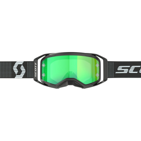 Masque SCOTT Prospect 2.0 - noir/blanc écran Green Chrome Works