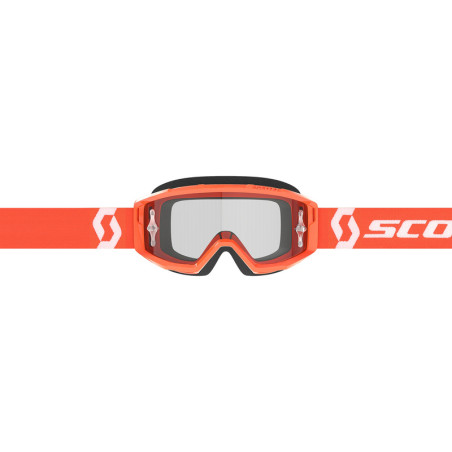 Masque SCOTT Primal - orange/blanc écran clair Works