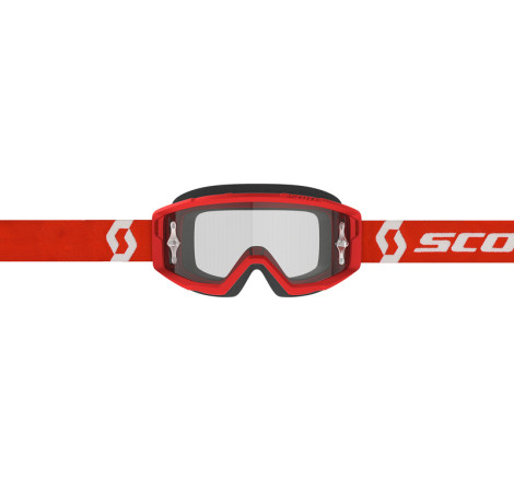 Masque SCOTT Primal - rouge/blanc écran clair Works