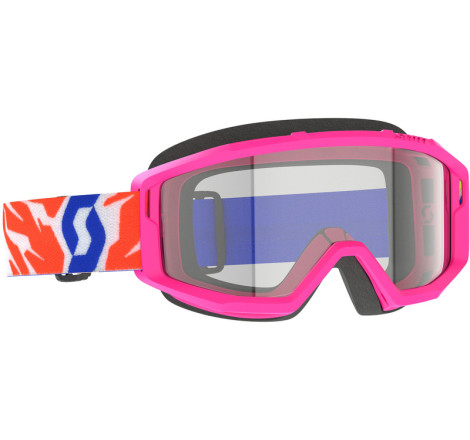 Masque enfant SCOTT Primal - rose écran clair S0